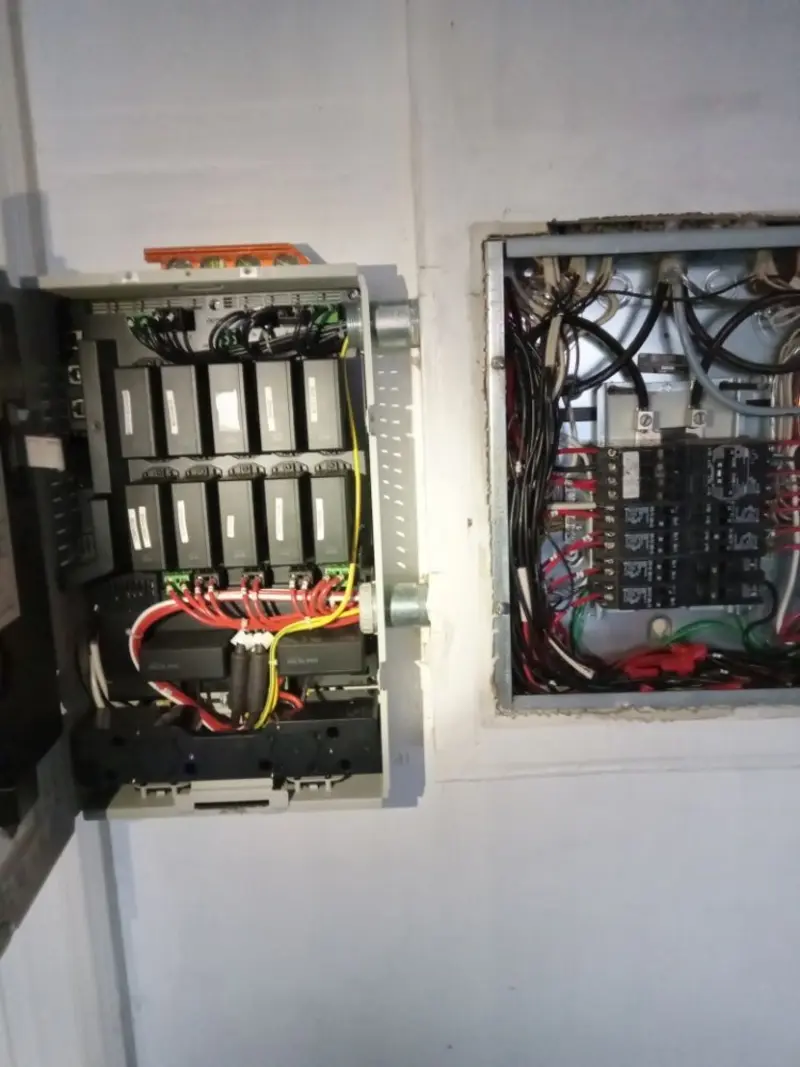 Electrical panel upgrade completed for Security Camera Wiring in Florin